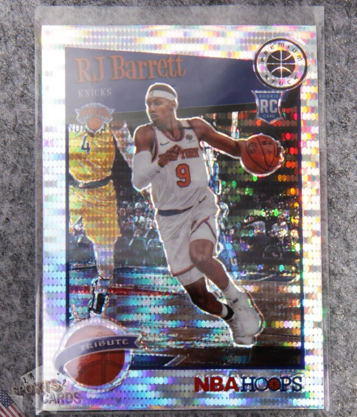 2019-20 RJ Barrett #298 Panini NBA Hoops Premium Stock RC Pulsar Prizm