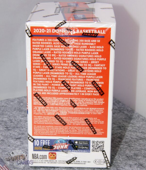 2020-21 Panini Donruss NBA Blaster Box - verzegeld-back
