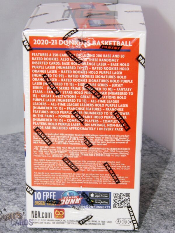 2020-21 Panini Donruss NBA Blaster Box - verzegeld-back