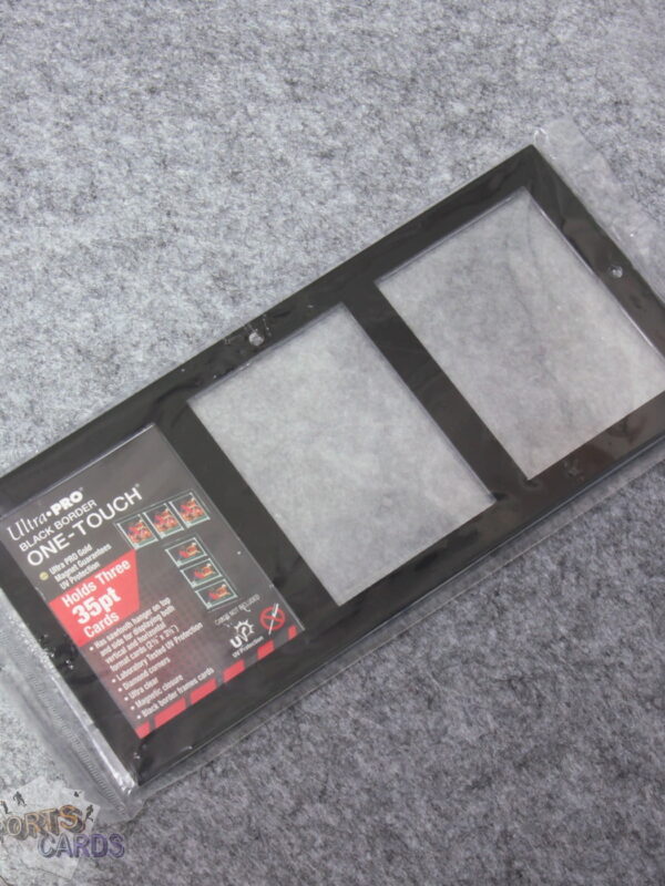 Ultra PRO One-Touch Magnetic Holder Black Border 3-Card
