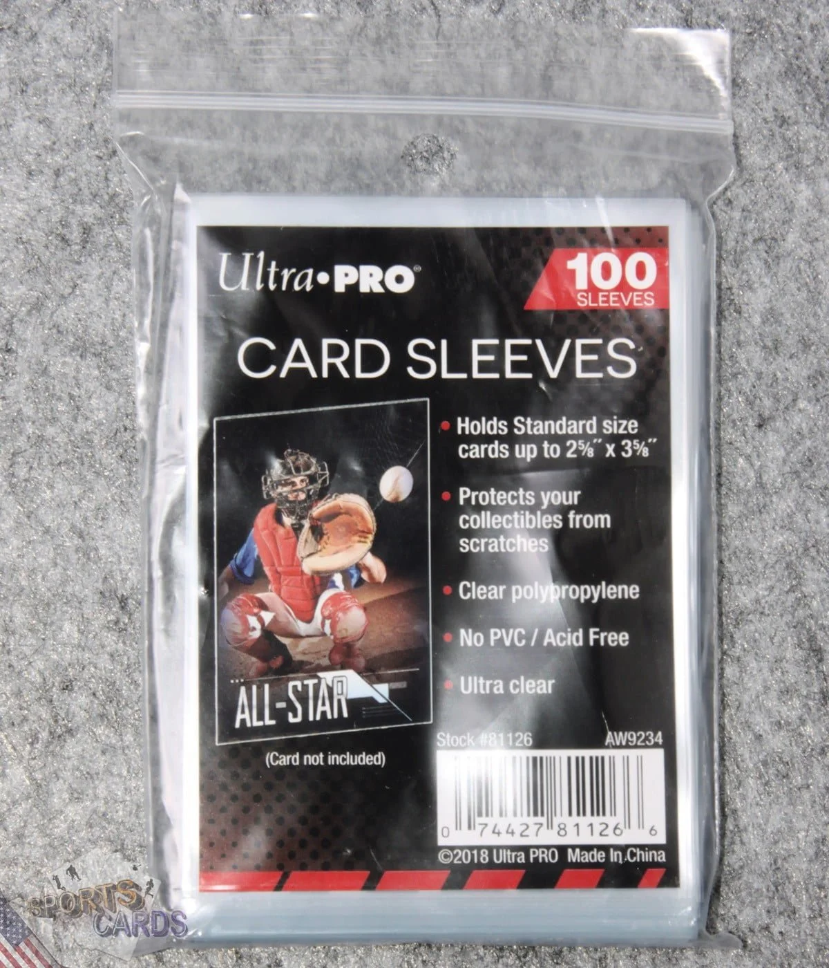 Ultra PRO Regular Soft Card Sleeves-front