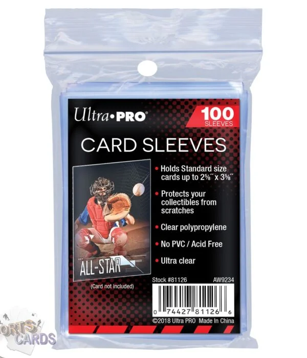 Ultra PRO Regular Soft Card Sleeves-back