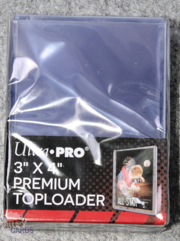 Ultra PRO Premium Toploaders 3" x 4" 35pt-back