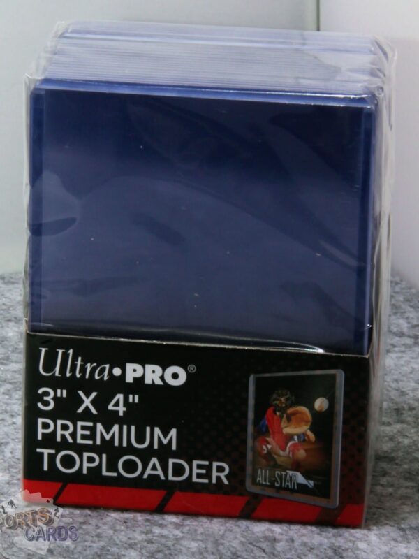 Ultra PRO Premium Toploaders 3" x 4" 35pt-front