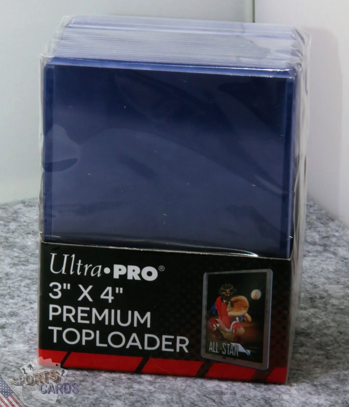 Ultra PRO Premium Toploaders 3" x 4" 35pt-front