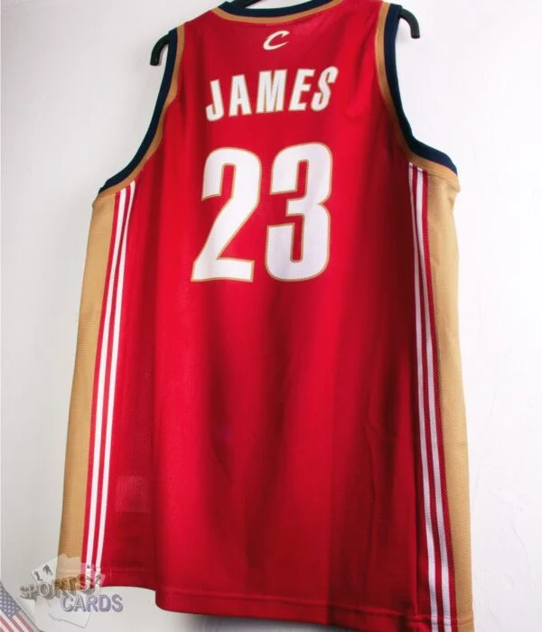 Lebron James #23 Cleveland Cavaliers NBA Road Basketball Jersey-back