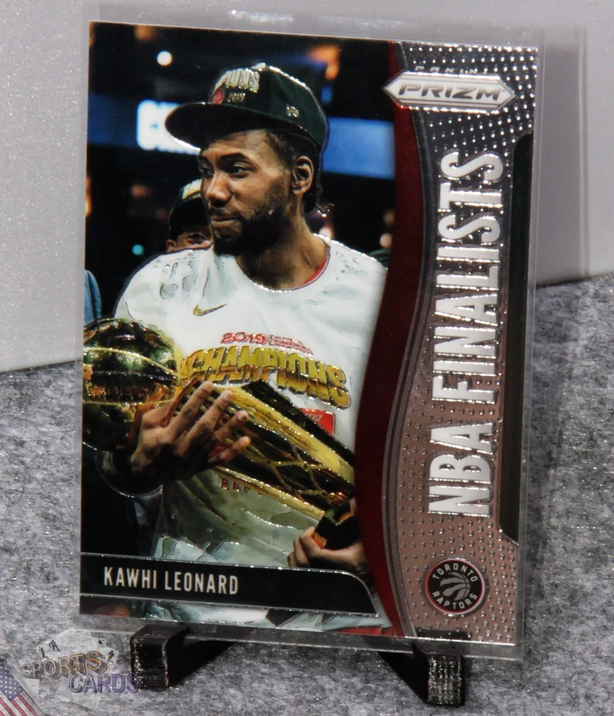 2019-20 Kawhi Leonard #1 Panini Prizm NBA Finalists-stand