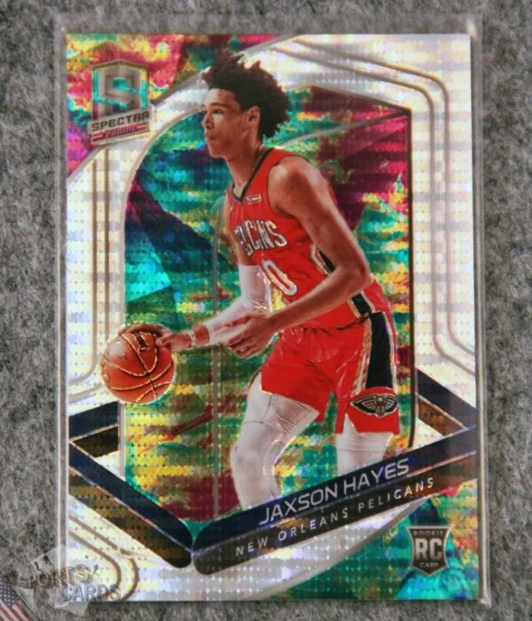 2019-20 Jaxson Hayes #131 Panini Spectra Celestial Prizm RC /99-front