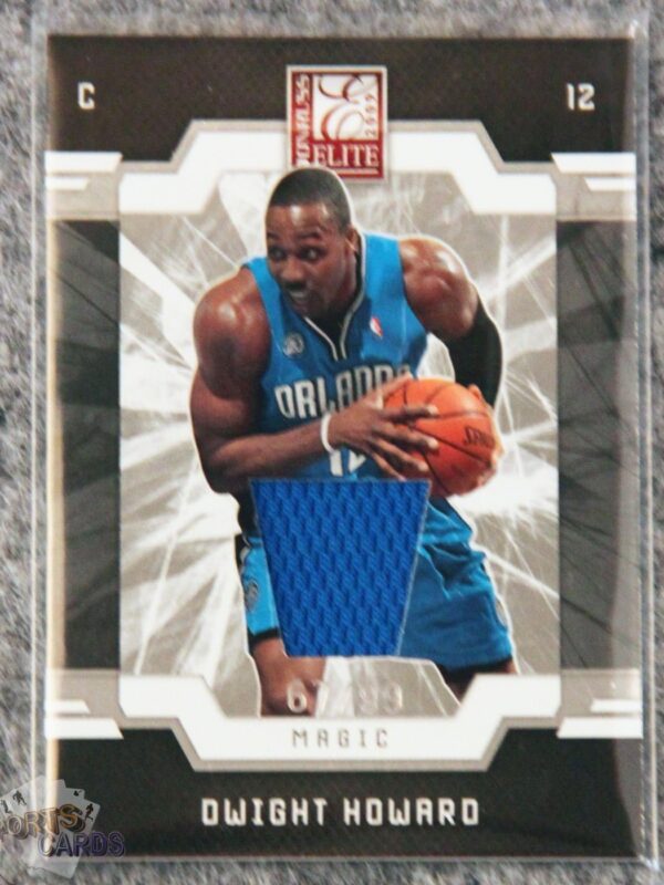 2009-10 Dwight Howard #85 Panini Donruss Elite Jerseys Prime /99-front