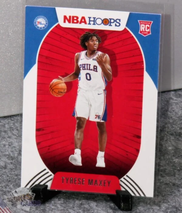 2020-21 Tyrese Maxey #207 Panini NBA Hoops RC-stand