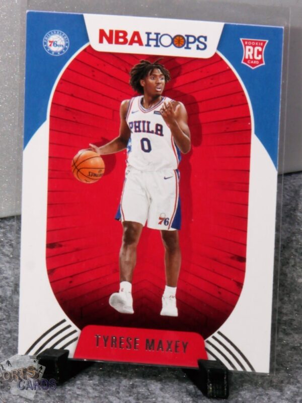 2020-21 Tyrese Maxey #207 Panini NBA Hoops RC - Afbeelding 3