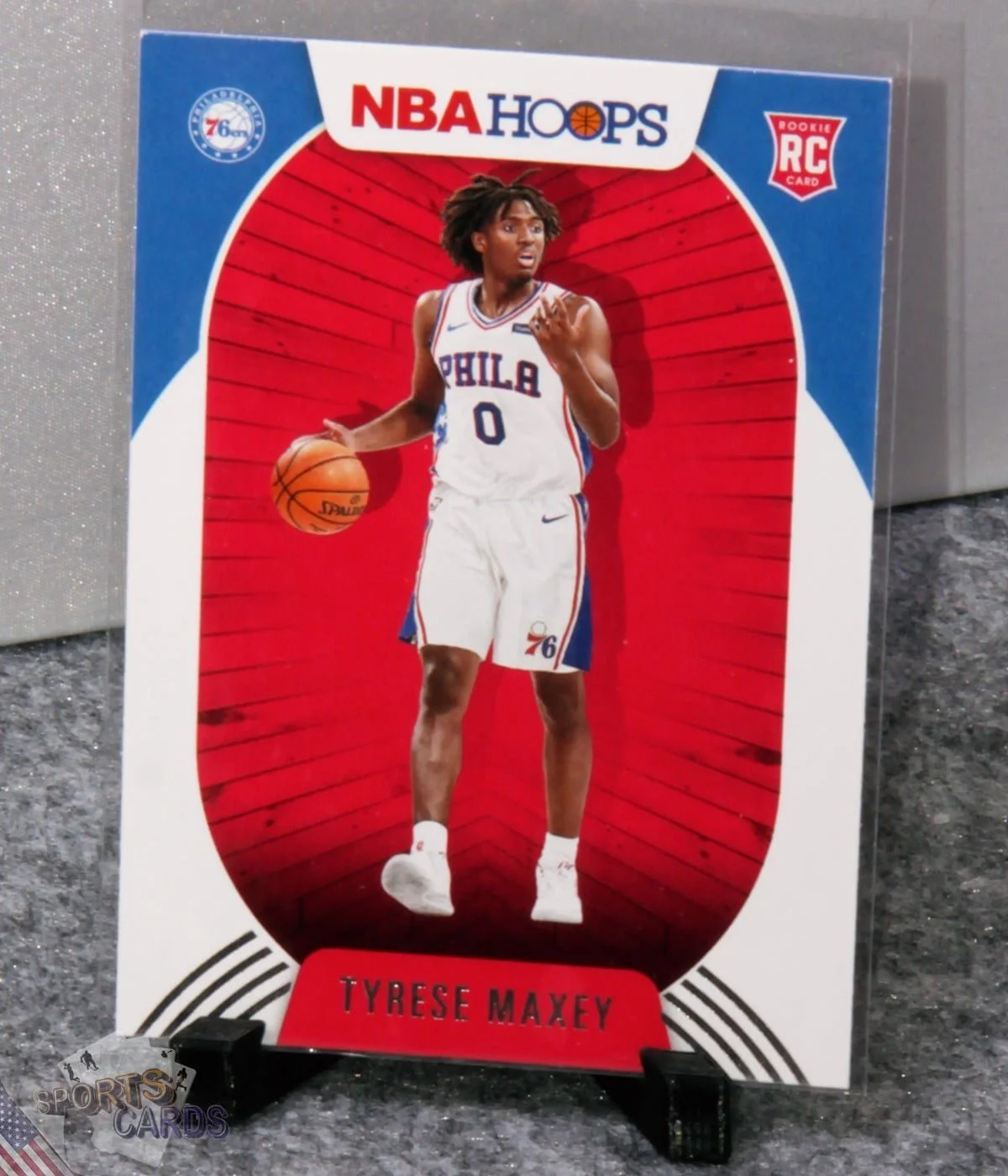 2020-21 Tyrese Maxey #207 Panini NBA Hoops RC-stand
