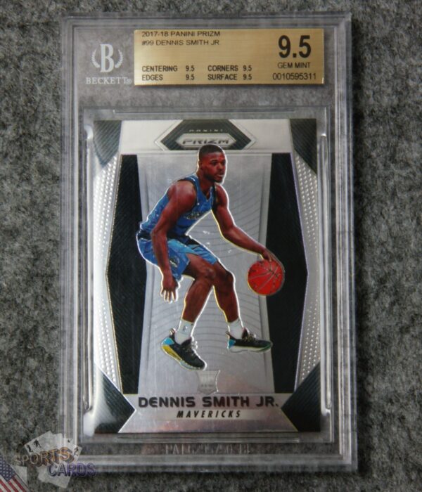 2017-18 Dennis Smith Jr #99 Panini Prizm RC BGS 9.5 GEM MT