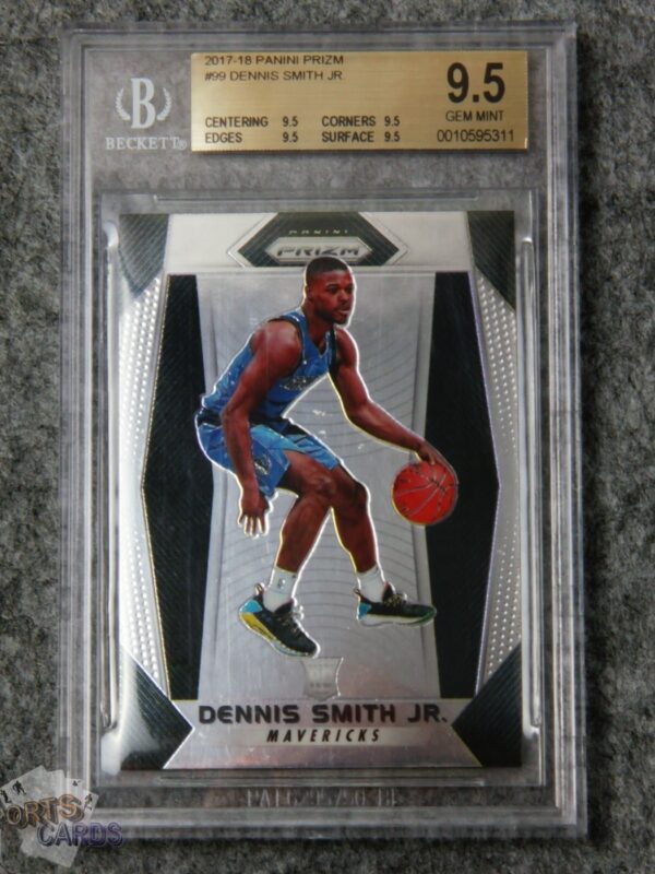 2017-18 Dennis Smith Jr #99 Panini Prizm RC BGS 9.5 GEM MT-front