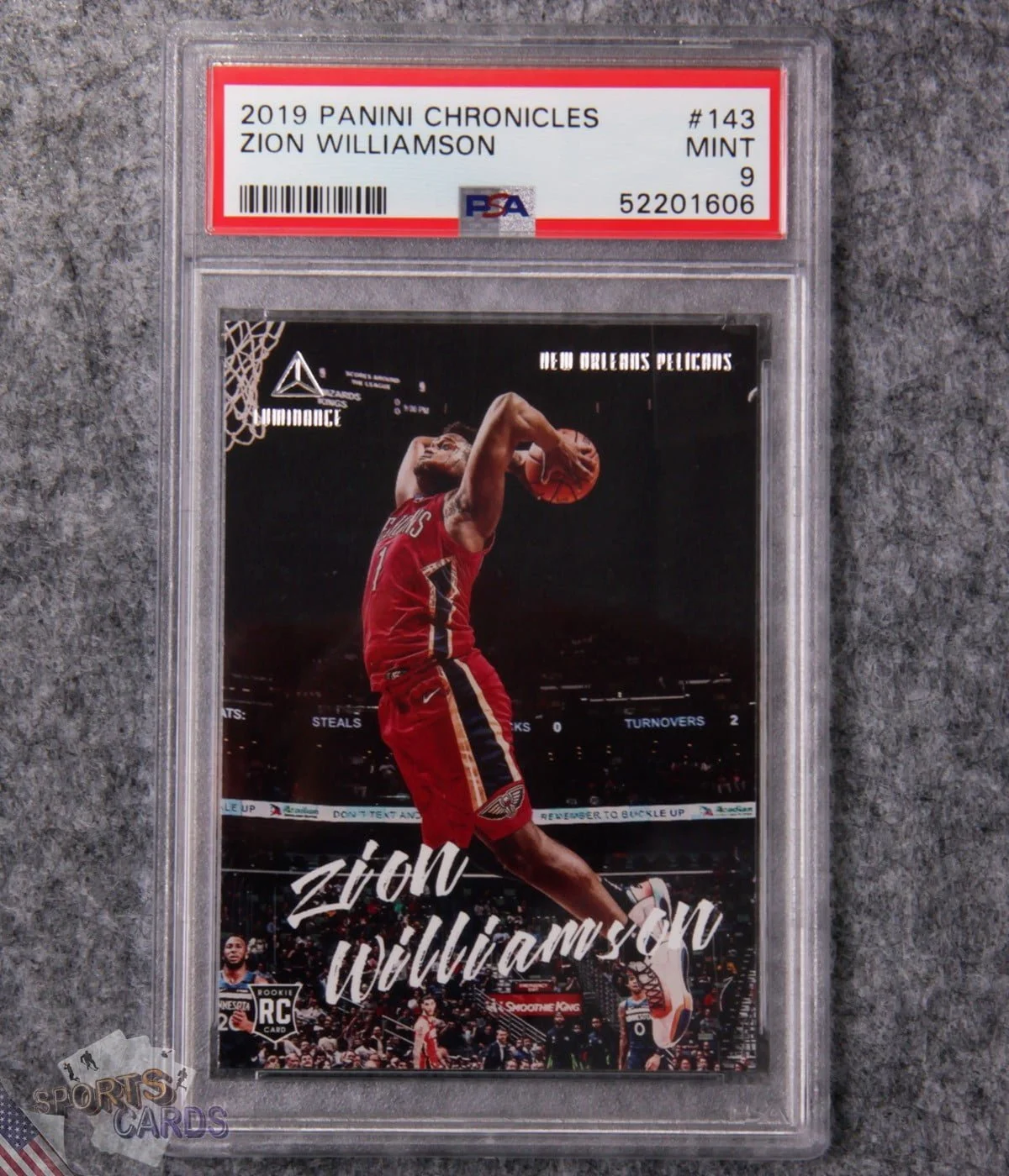 PANINI opulence ZION WILLIAMSON RCナイキパッチ Zion Williamson 2019-20 Hoops Premium Stock Rookie Special