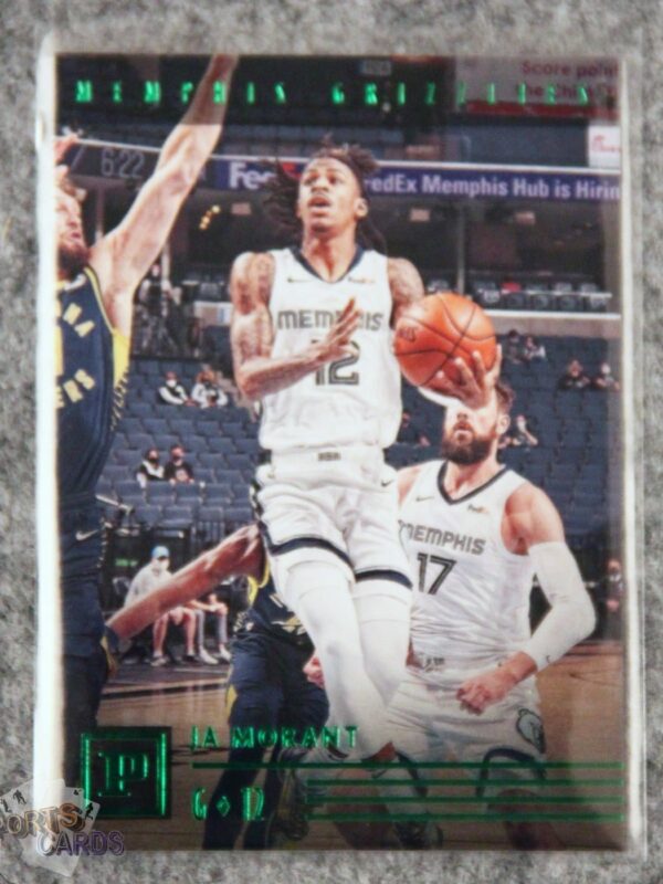 2020-21 Ja Morant #114 Panini Chronicles Green-front