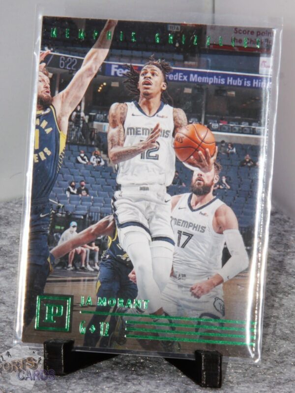2020-21 Ja Morant #114 Panini Chronicles Green-stand