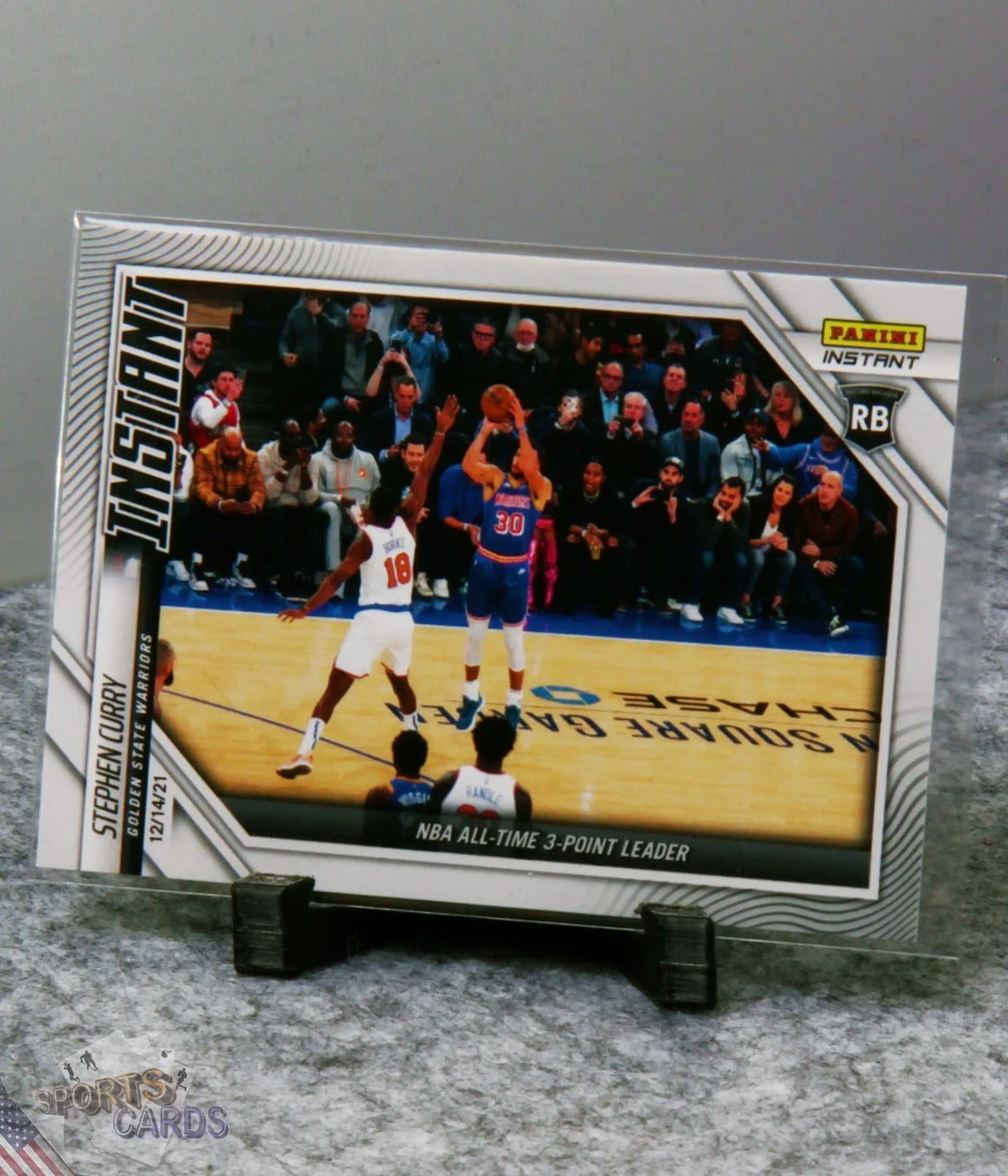 2021-22 Stephen Curry #61 Panini Instant Record Breaker 1/5215-stand