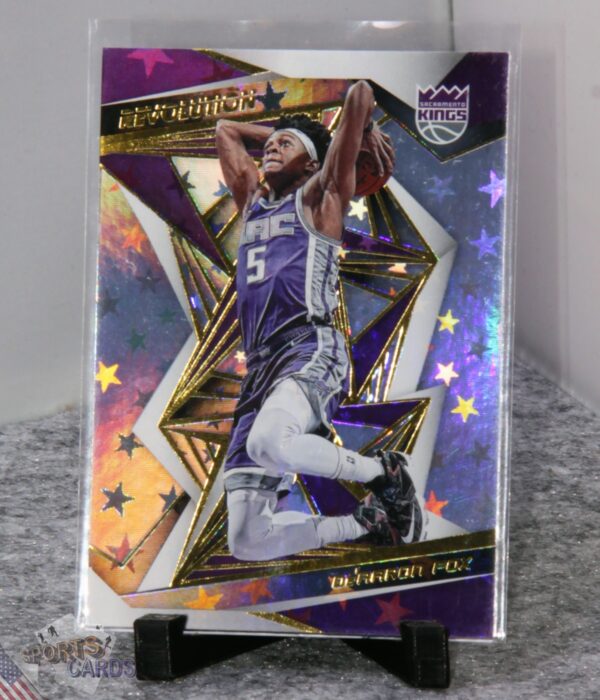 2019-20 De'Aaron Fox #47 Panini Revolution Astro-stand
