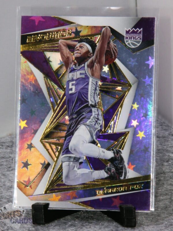 2019-20 De'Aaron Fox #47 Panini Revolution Astro-stand