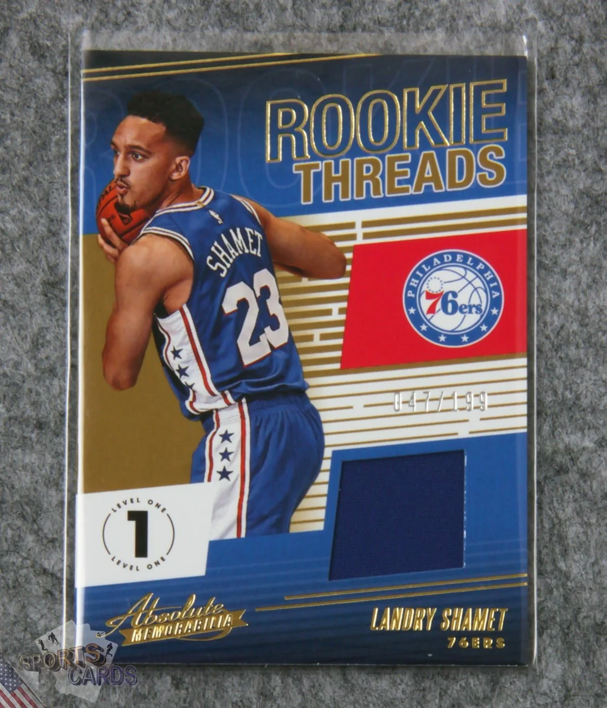 2018-19 Landry Shamet #RT-LSH Panini Absolute Memorabilia /199-front