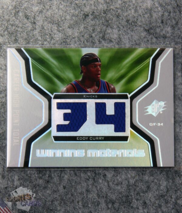 2007-08 Eddy Curry #WMJ-EC Upper Deck SPx Winning Materials
