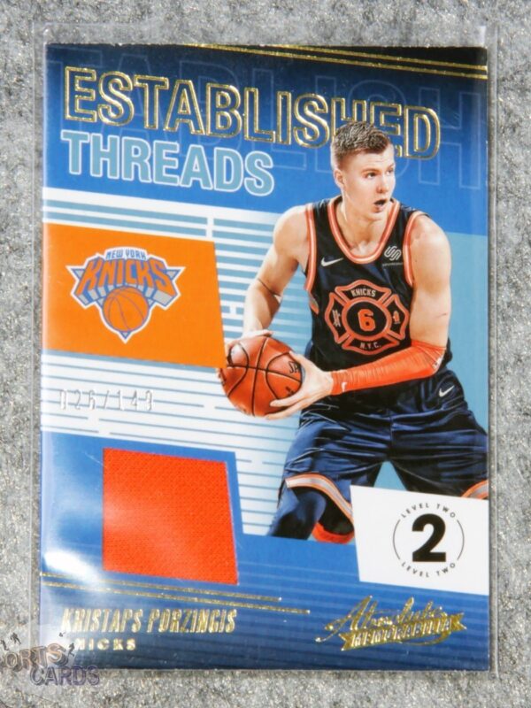 2018-19 Kristaps Porzingis #ET-KPZ Panini Absolute Memorabilia /149-front