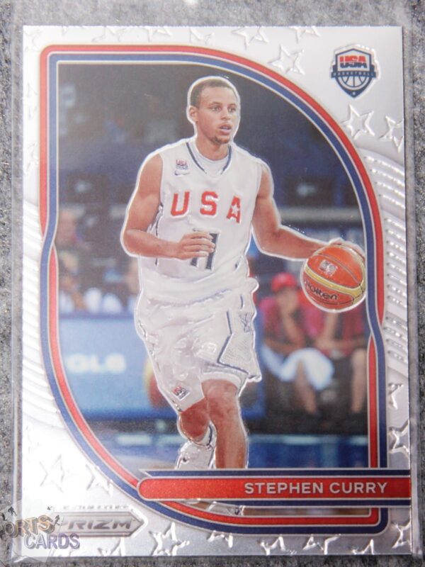 2020-2021 Stephen Curry #10 Panini Prizm Team USA-front