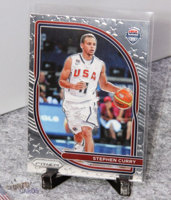 2020-2021 Stephen Curry #10 Panini Prizm Team USA-stand