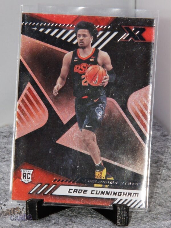 2021-22 Cade Cunningham #161 Panini Chronicles XR Draft Picks RC - Afbeelding 3