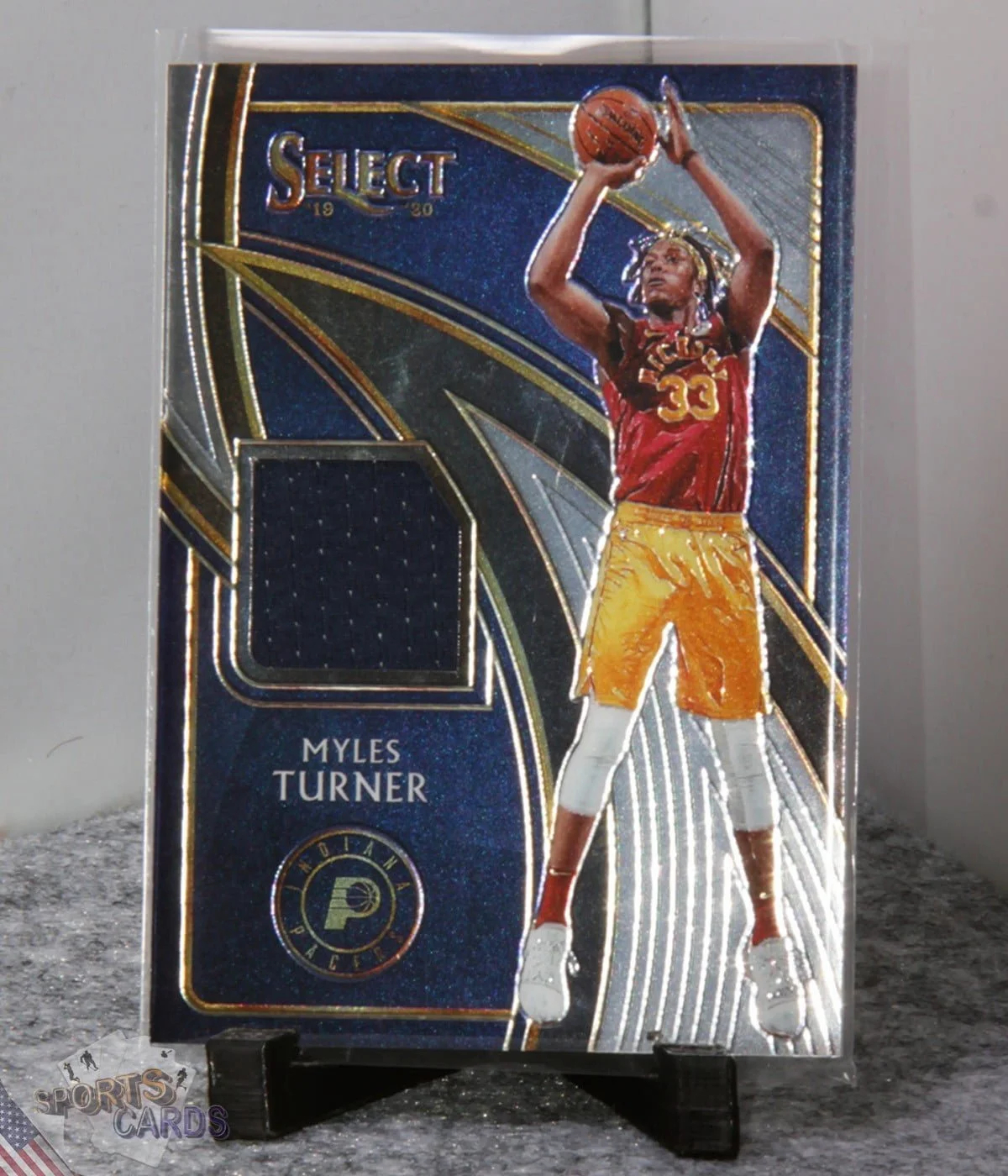 2019-20 Myles Turner #SS-MTN Panini Select-stand