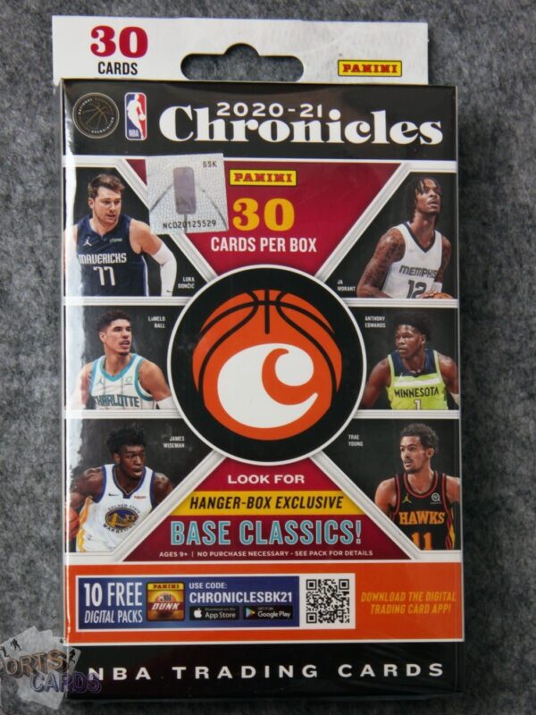2020-21 Panini Chronicles NBA Hanger Box - verzegeld-back
