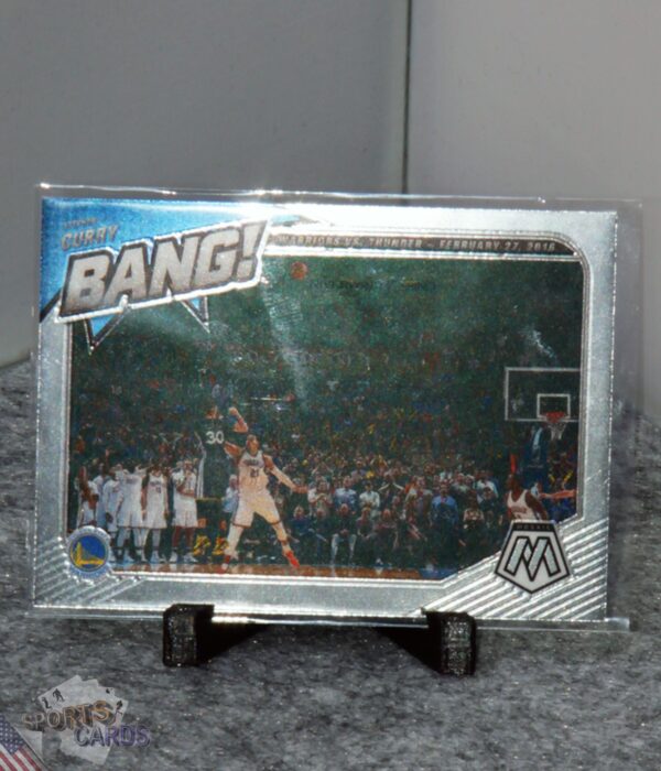 2020-21 Stephen Curry #2 Panini Mosaic Bang!-stand