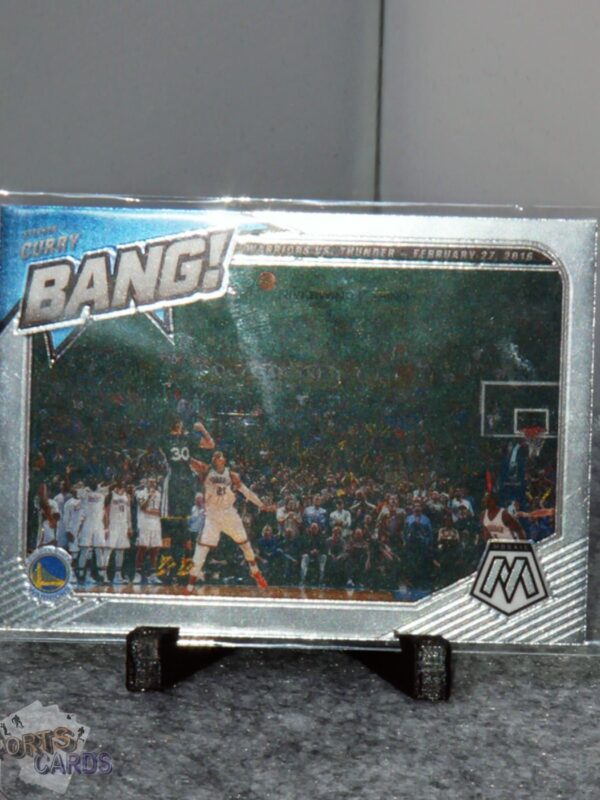 2020-21 Stephen Curry #2 Panini Mosaic Bang!-stand