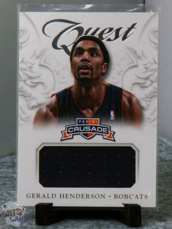 2012-13 Gerald Henderson #22 Panini Crusade Quest Memorabilia-stand