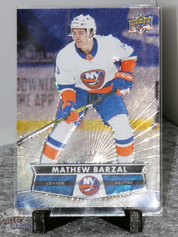 2021-22 Mathew Barzal #13 Upper Deck Tim Hortons - Afbeelding 3