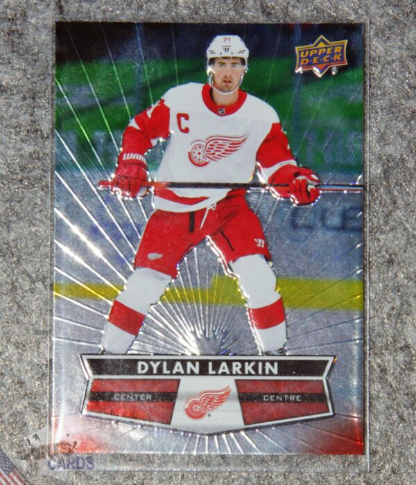 2021-22 Dylan Larkin #76 Upper Deck Tim Hortons-front
