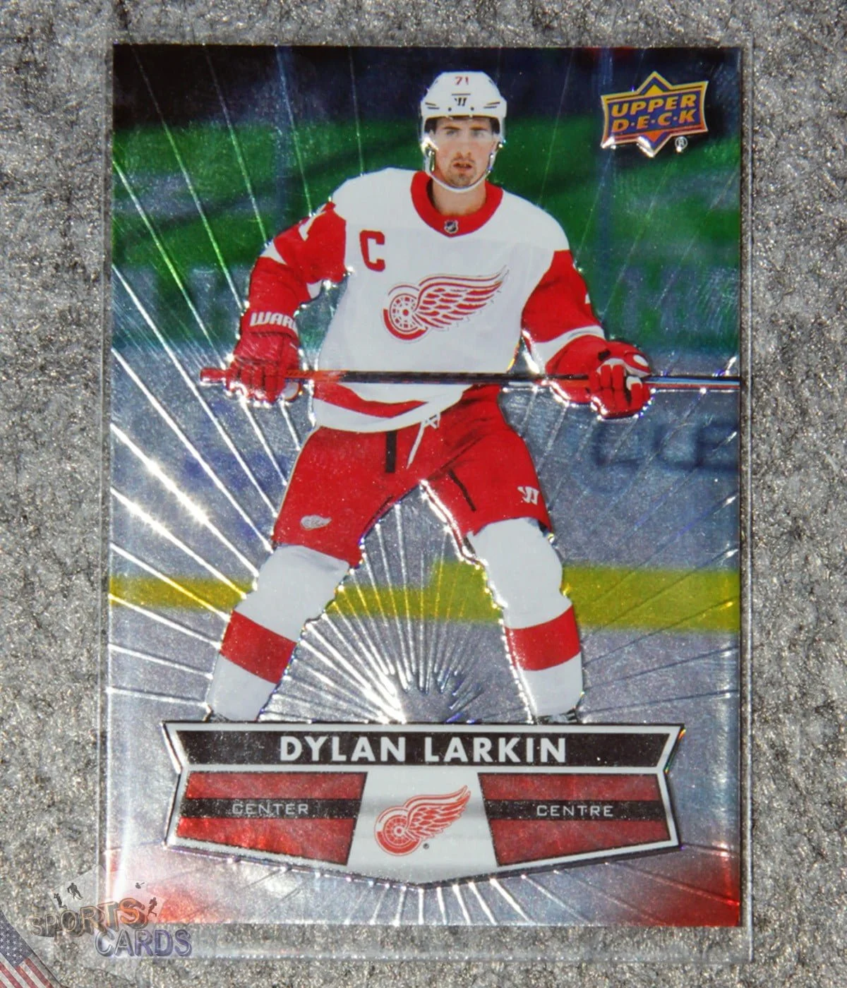 2021-22 Dylan Larkin #76 Upper Deck Tim Hortons