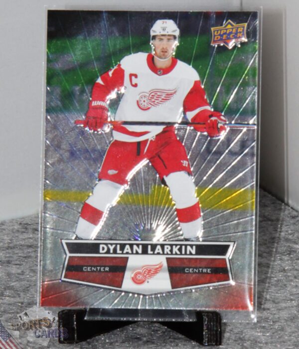 2021-22 Dylan Larkin #76 Upper Deck Tim Hortons-stand