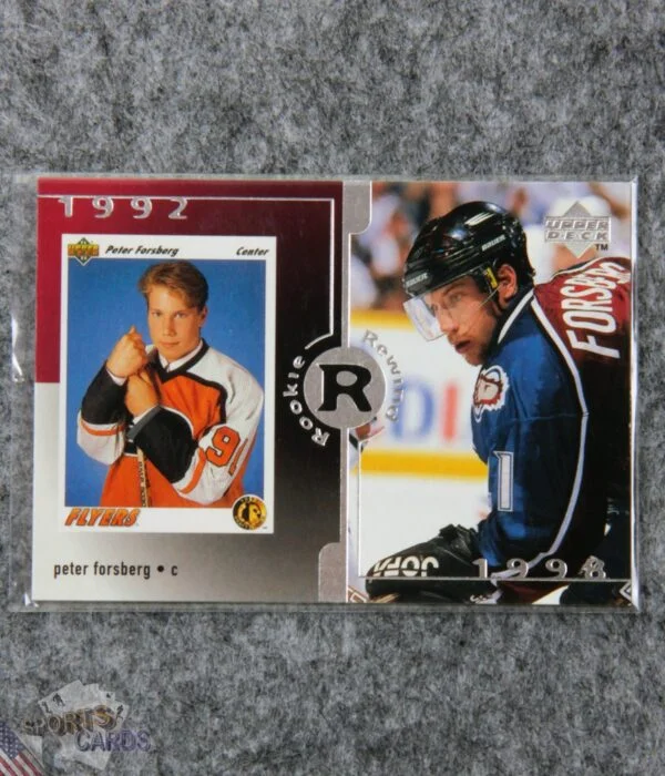 1998-99 Peter Forsberg #29 Upper Deck Rookie Rewind-front