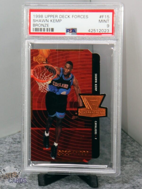 1998-99 Shawn Kemp #F15 Upper Deck Forces Die-Cut /1000 PSA 9 MINT POP 1-stand