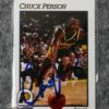 1991-92 Chuck Person NBA Hoops Autographs-front