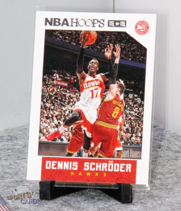 2015-16 Dennis Schroder #89 Panini NBA Hoops-stand