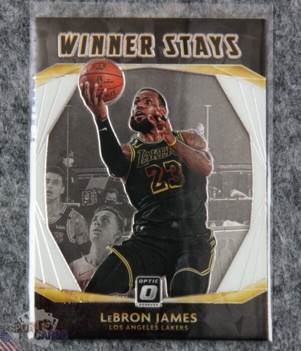 2020-21 LeBron James #20 Panini Donruss Optic Winner Stays