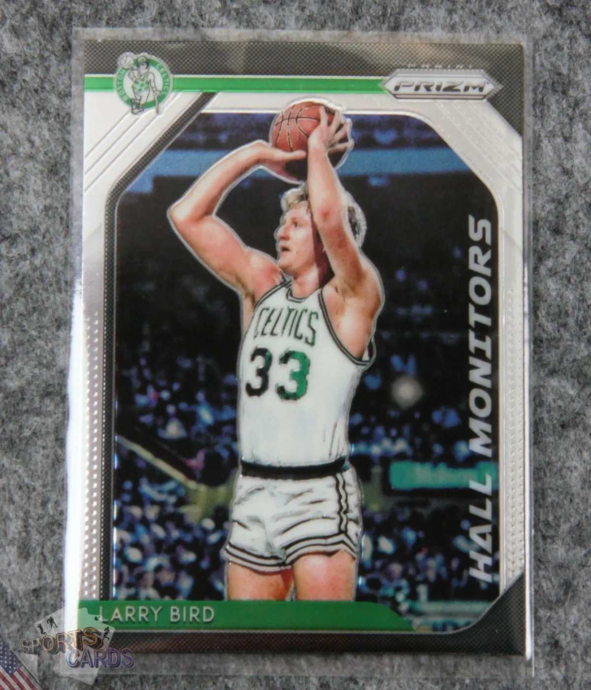 2018-19 Larry Bird #2 Panini Prizm Hall Monitors-front