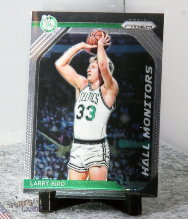 2018-19 Larry Bird #2 Panini Prizm Hall Monitors-stand