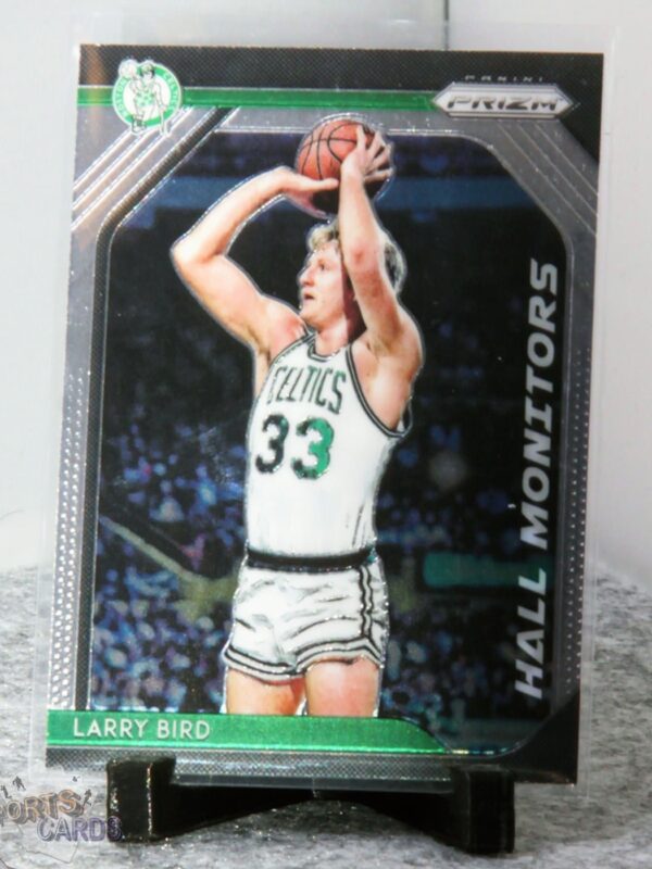 2018-19 Larry Bird #2 Panini Prizm Hall Monitors-stand