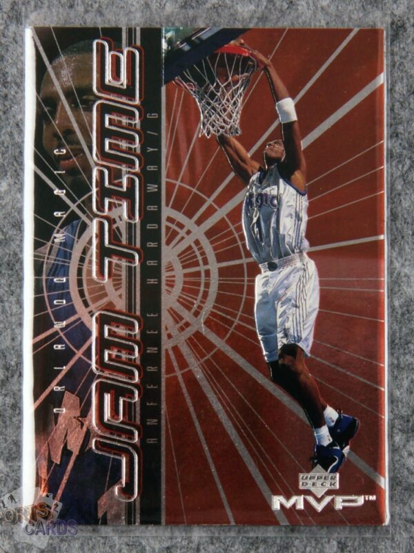 1999-00 Anfernee Hardaway #JT10 Upper Deck MVP Jam Time