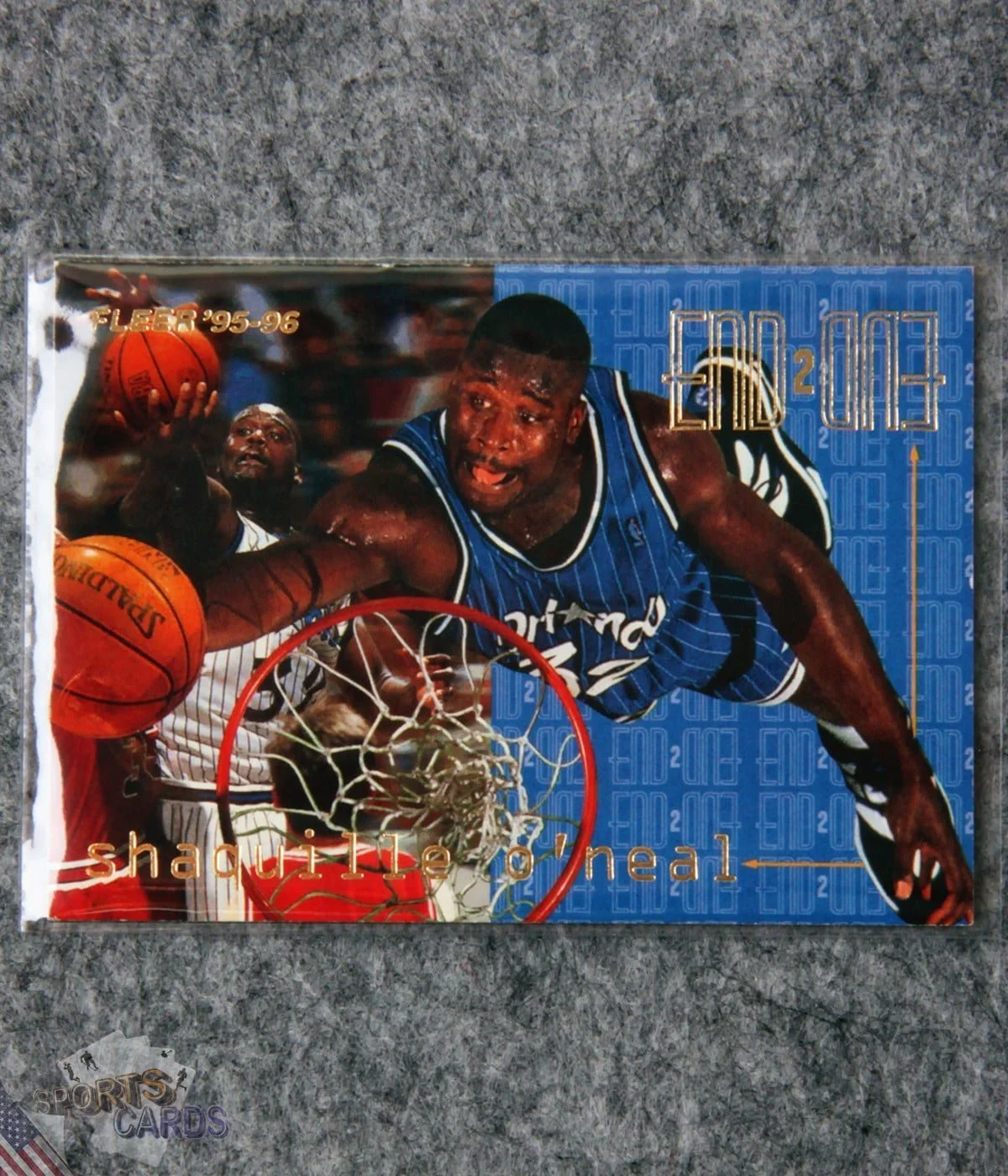 1995-96 Shaquille O'Neal #483 Fleer End 2 End-front