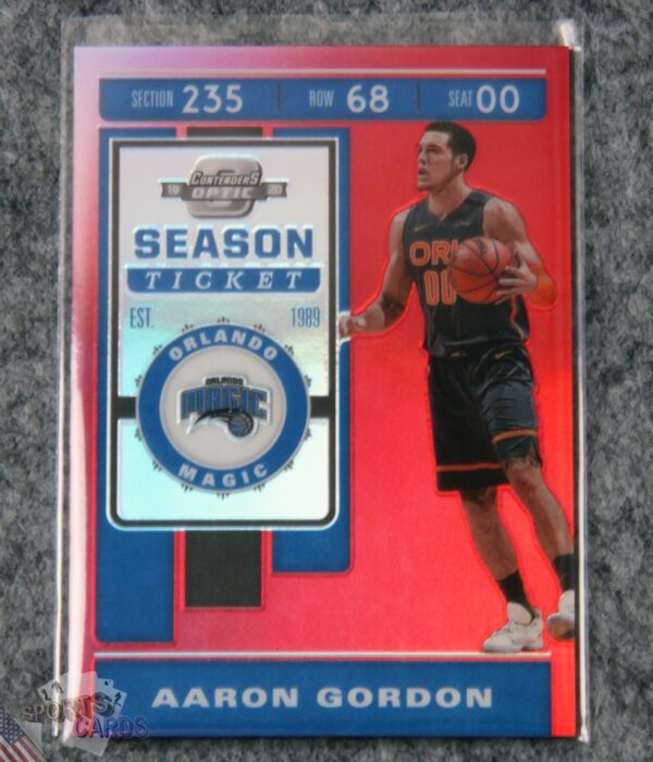 2019-20 Aaron Gordon #29 Panini Contenders Optic Red Prizm